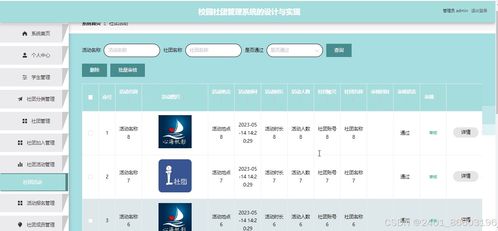 基于Django与Vue.js的校园社团管理系统的设计与实现